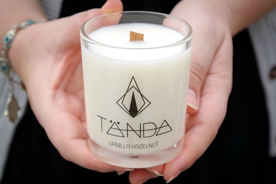 TANDA candles wood wicks