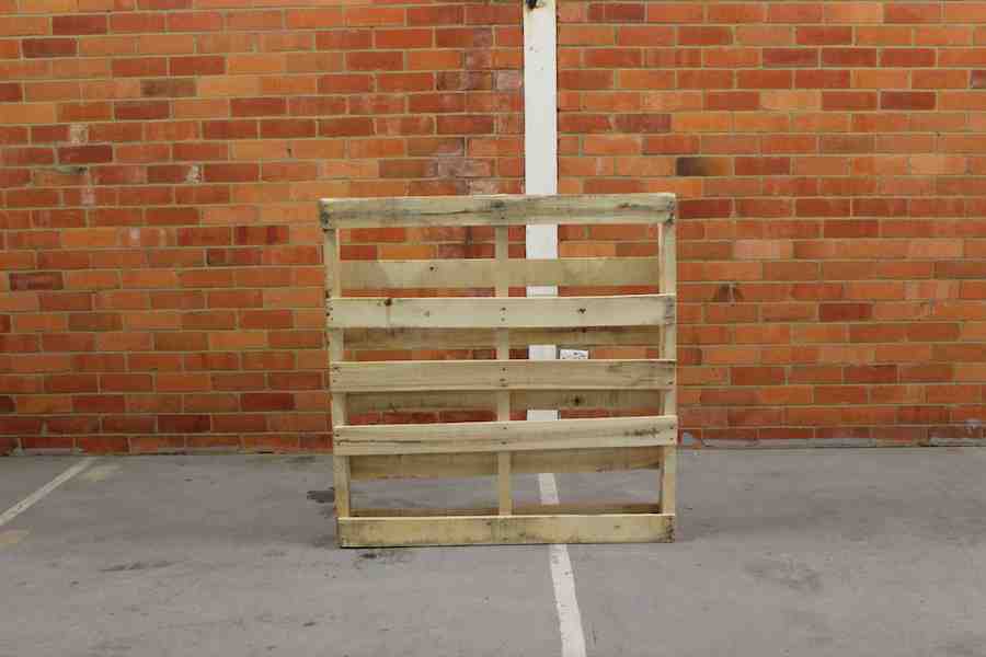 Back of pallet