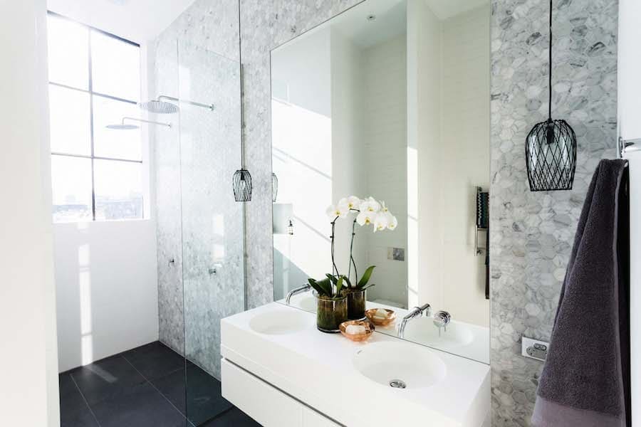 Need to decide on ensuite design and finishes Ona natural tile tapware installation