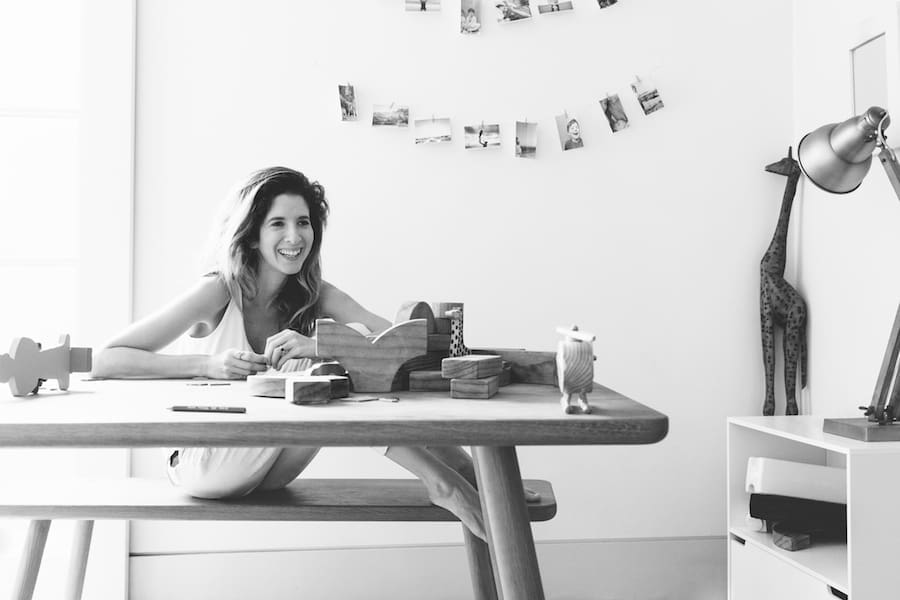 Chloe Brookman at home