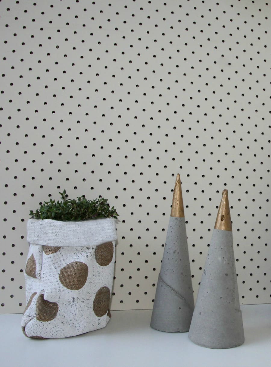 DIY Hessian Pot Holder