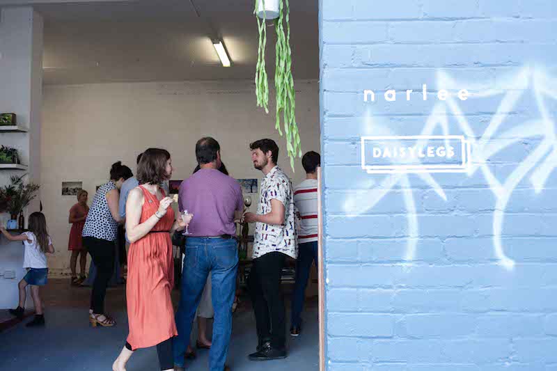 Daisylegs studio recently hosted the Narlee exhibition featuring a collection of unframed photography and hand painted tiles from local artists