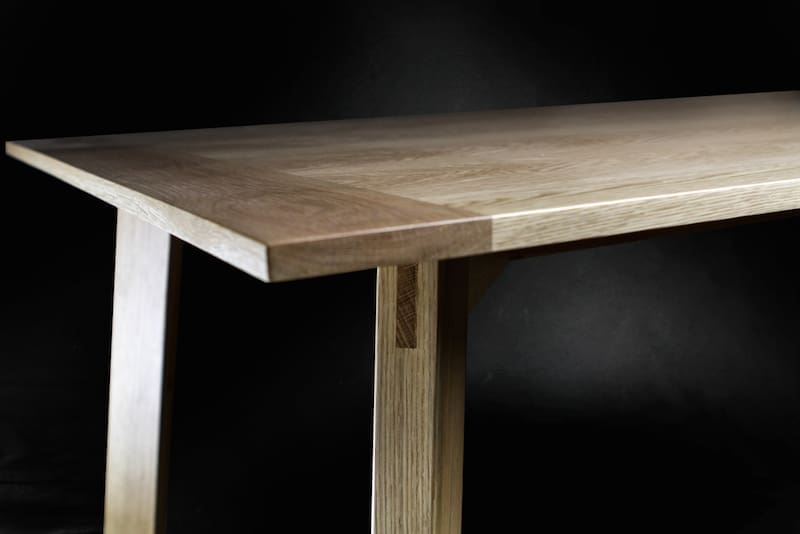 Wood dining table