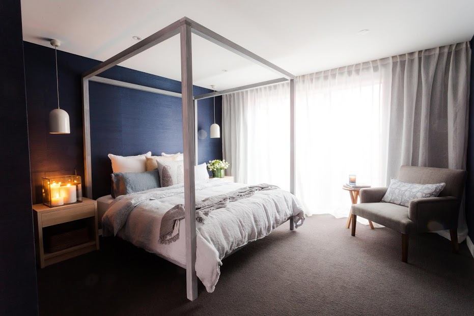 Darren and Dea master bed Master Bedroom and WIR Room Reveals