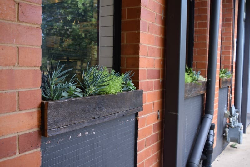 Planter box windows