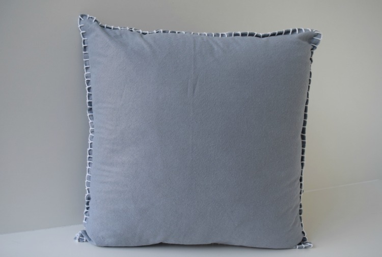 DIY felt stitch cushion