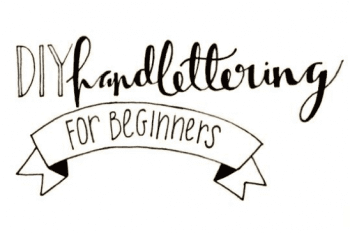 DIY hand lettering for beginners