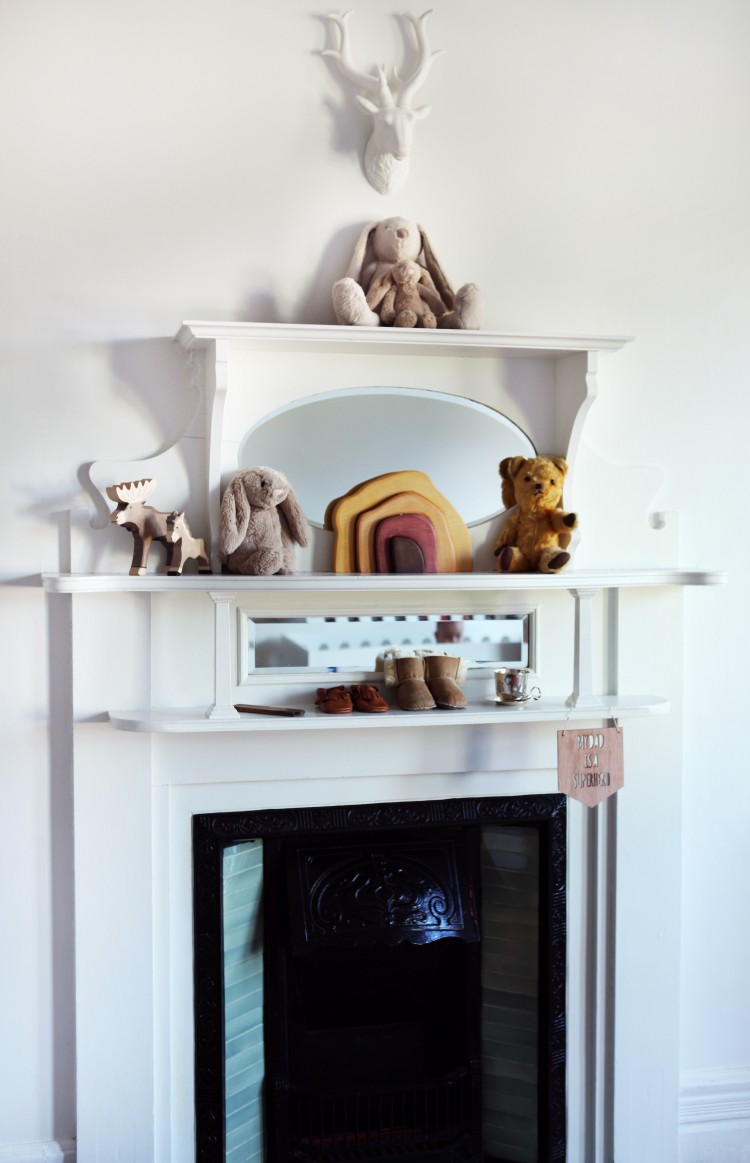 Styling above fire place