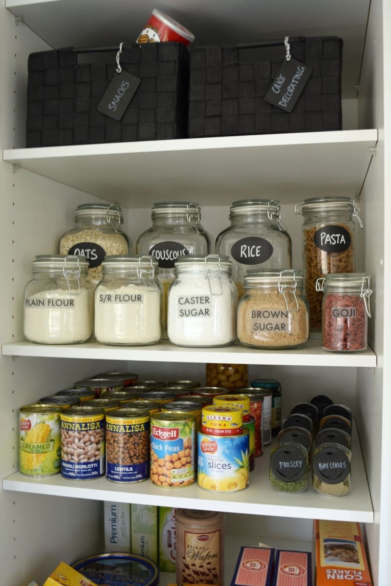 DIY pantry declutter