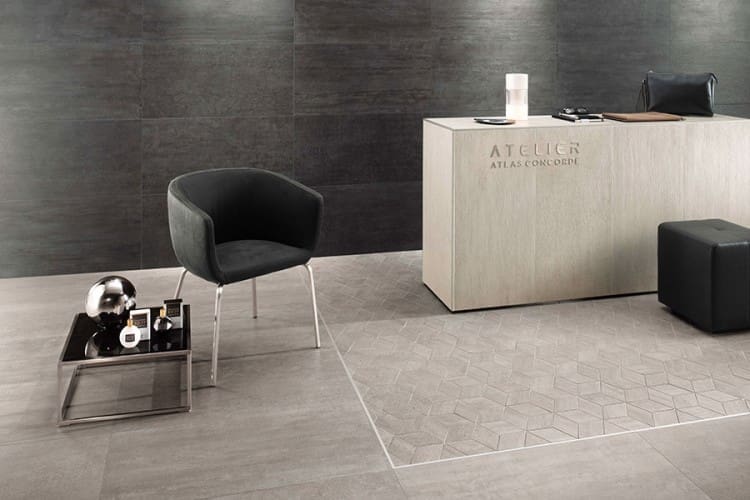 Geometric and rectangular floor tiles via Atlas Concorde tile trends for 2016