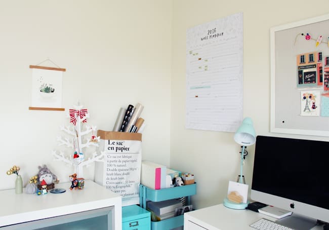 DIY office corner