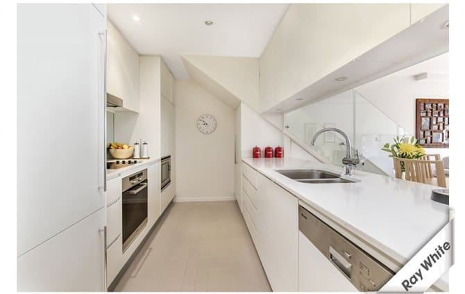 Kitchen with integrated appliances