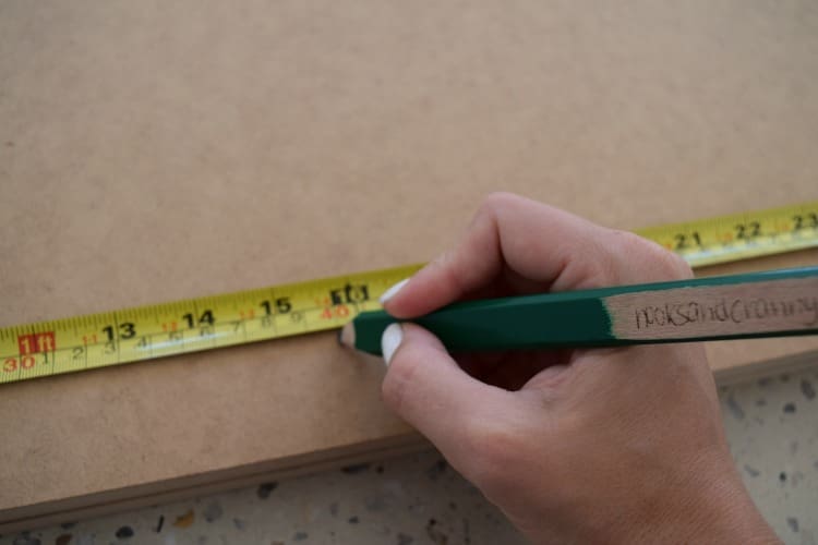 Measure drill holes