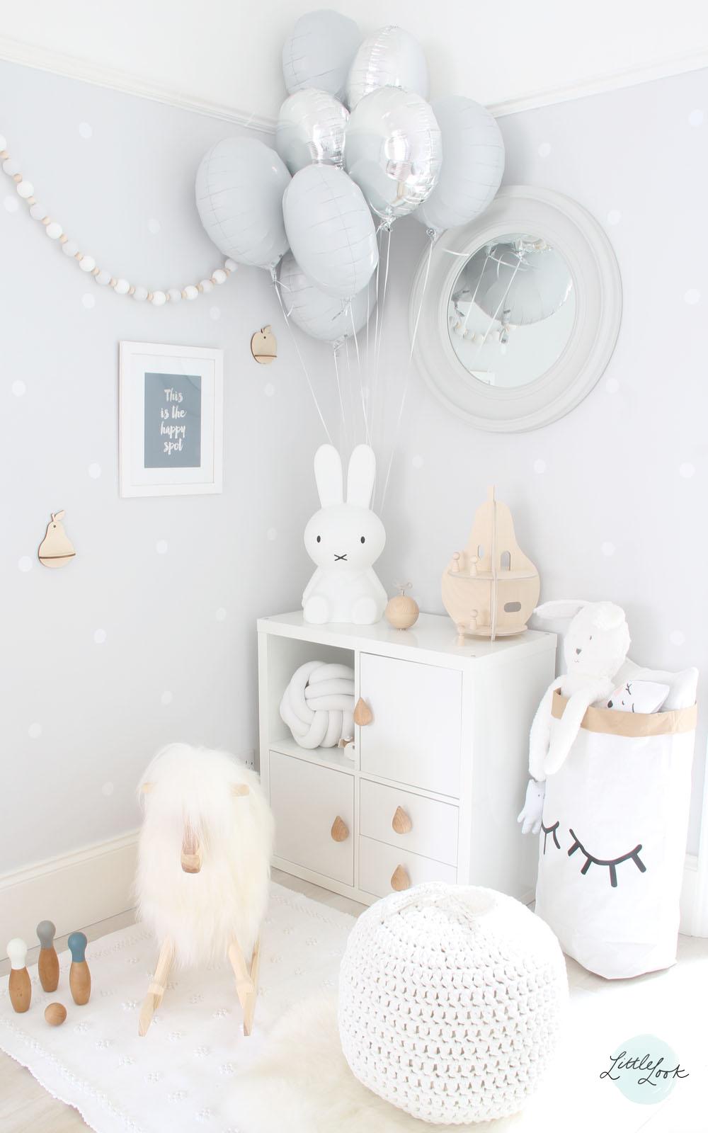 White and timber nursery