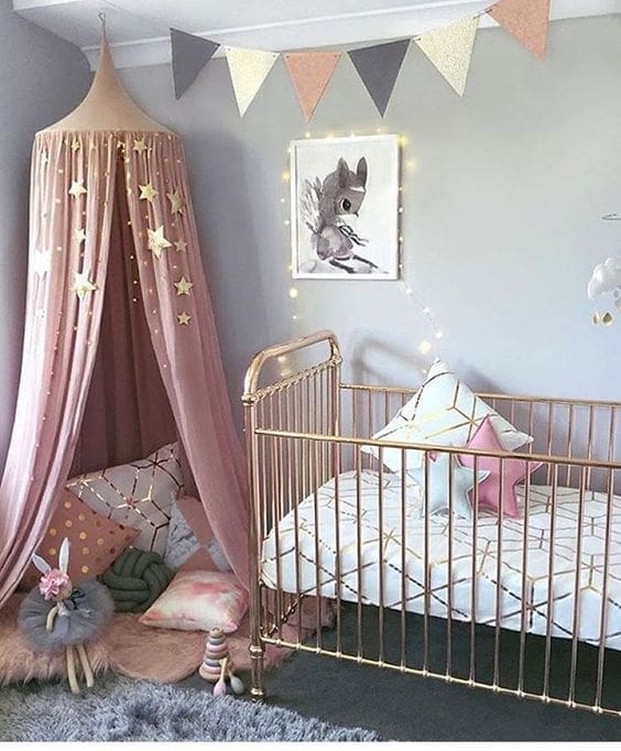 Stylish bump nursery