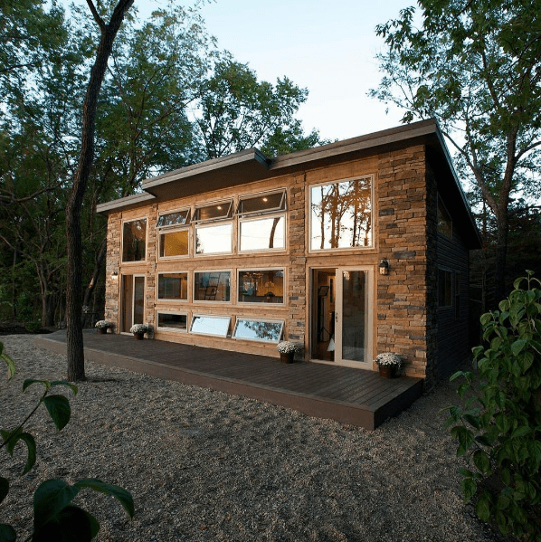 Brick tiny house