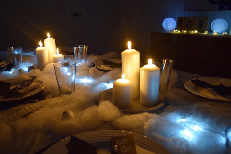 Spooky tablescape