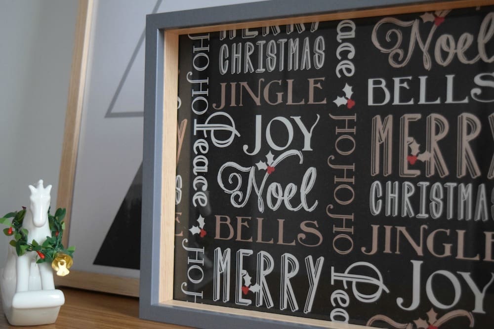 Christmas frame idea