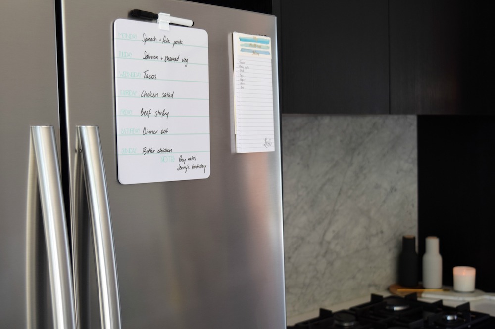 Meal plan and shopping list decluttering your life