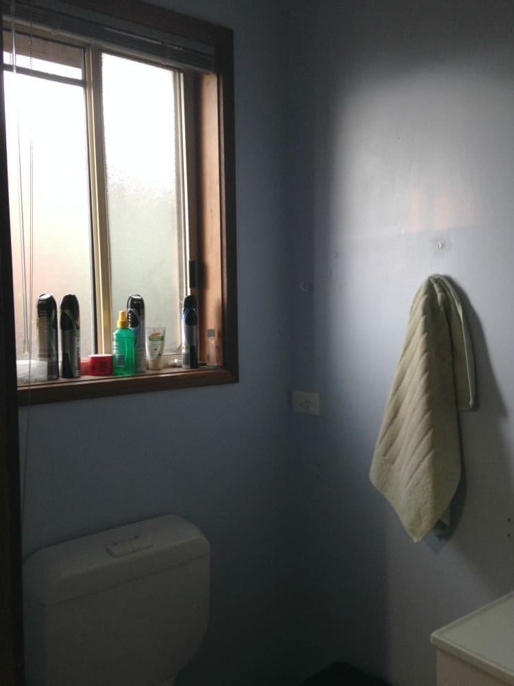 Bathroom before