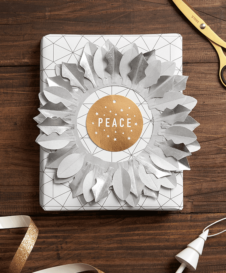 Paper wreath