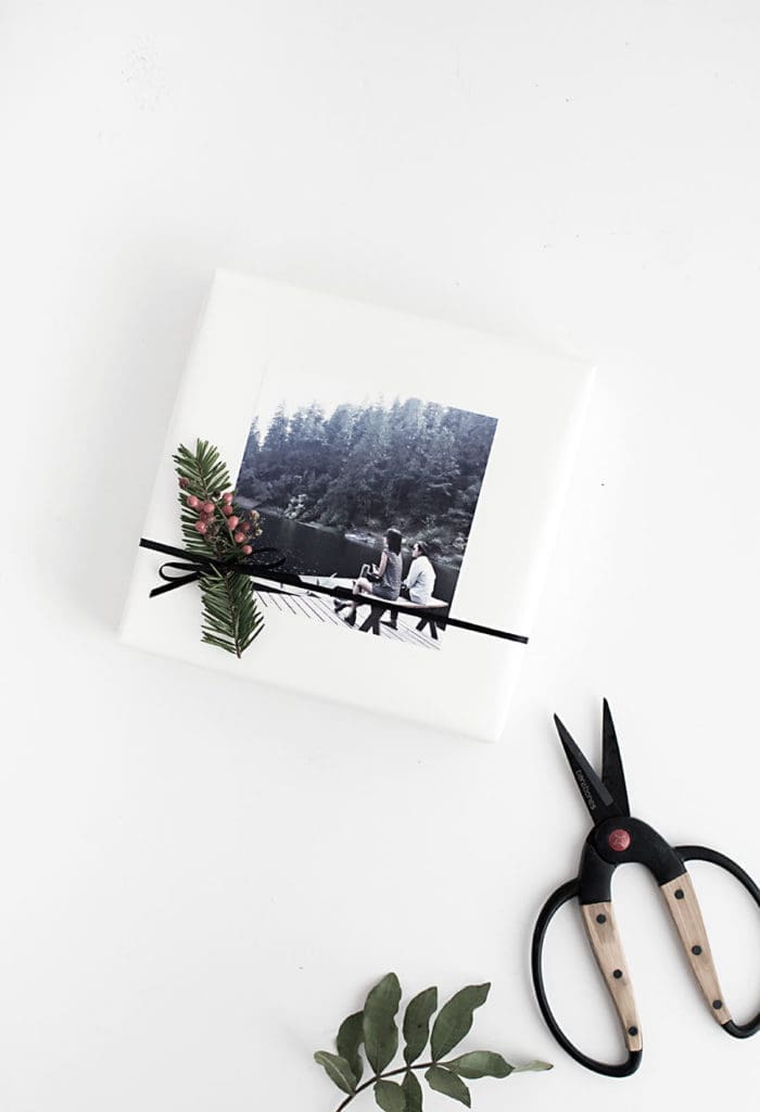 Photography Christmas gift wrap