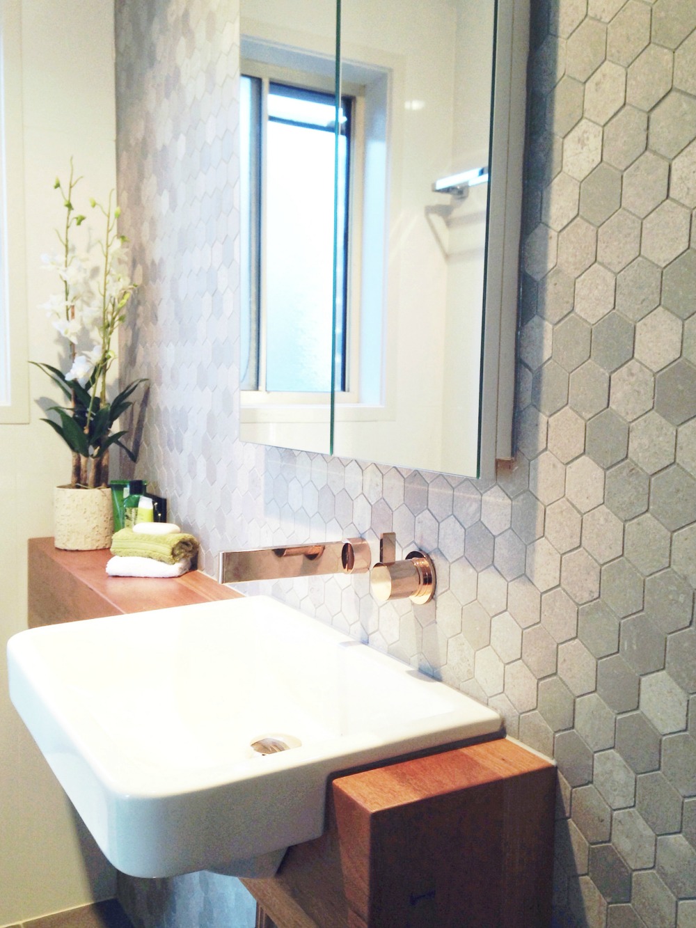 Tile feature wall