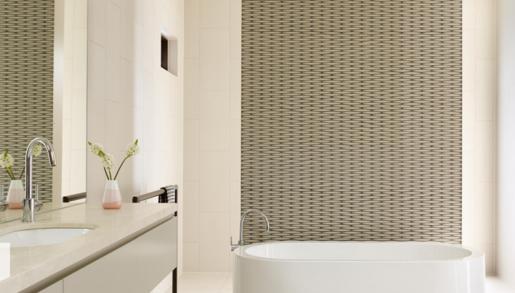 Beige bathroom