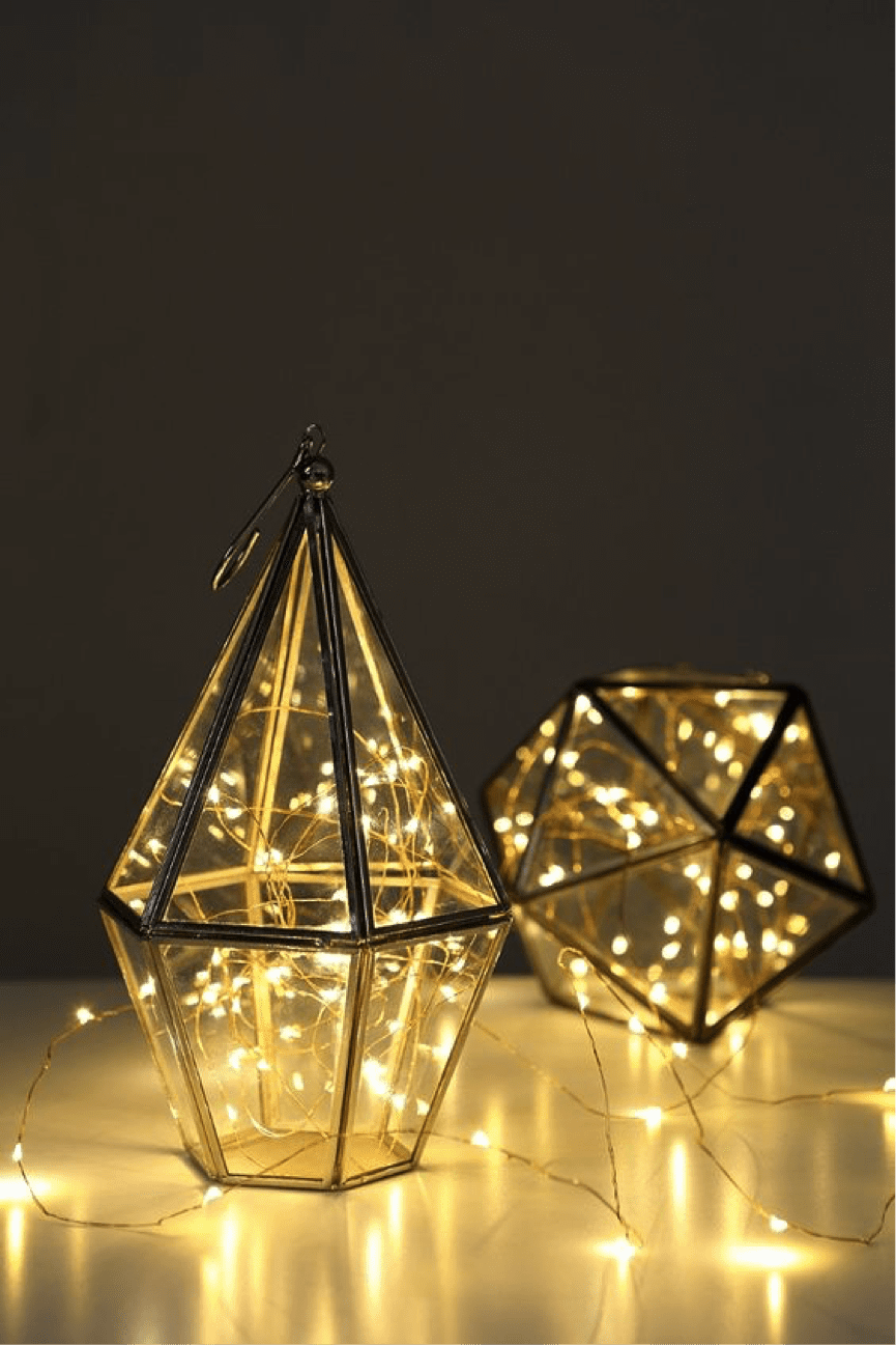 Diamond fairy lights