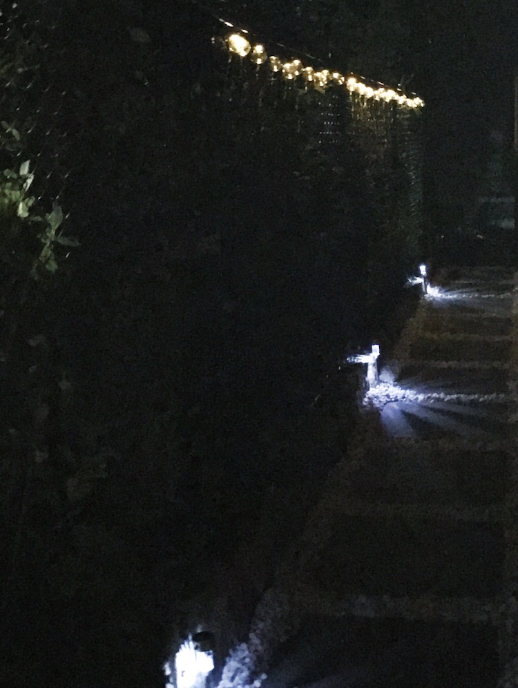 Garden path at night add ambience and style to your outdoors