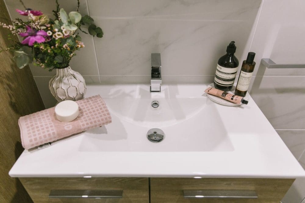 New bathroom vanity modernising an investment property