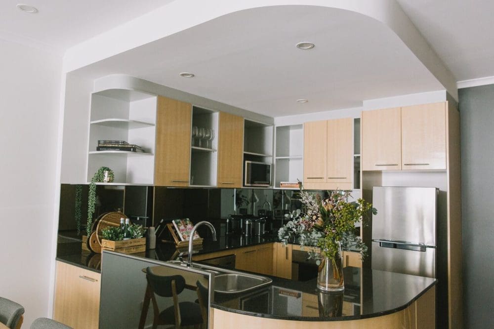 Kitchen after modernising an investment property