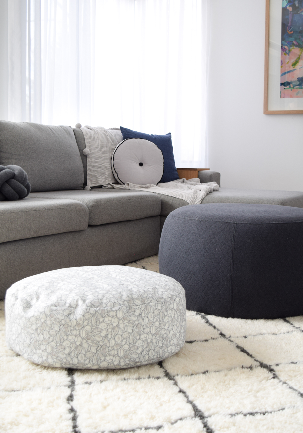 Kmart hack kids cushion turns luxe floor cushion
