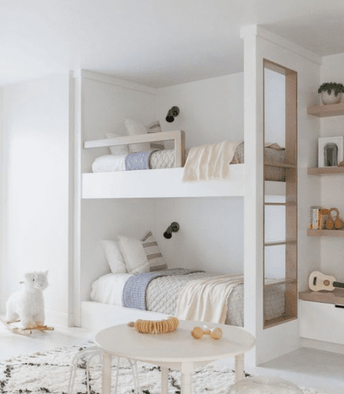 Built-in bunk beds