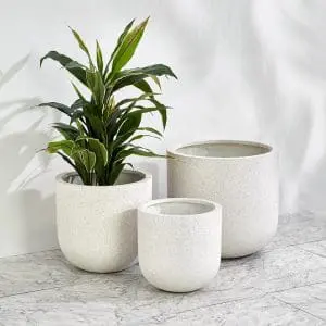 Terrazzo outdoor planter