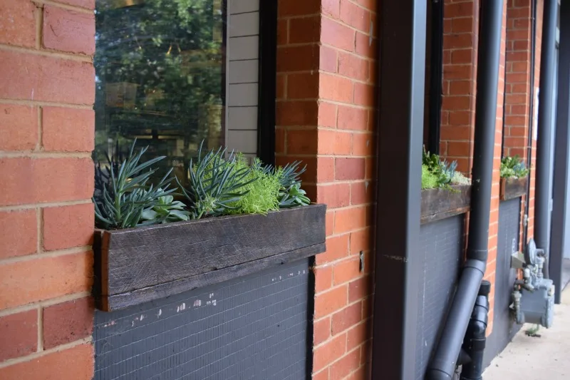 Planter box windows