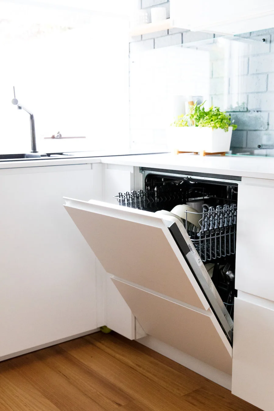 Integrated dishwasher full house renovation