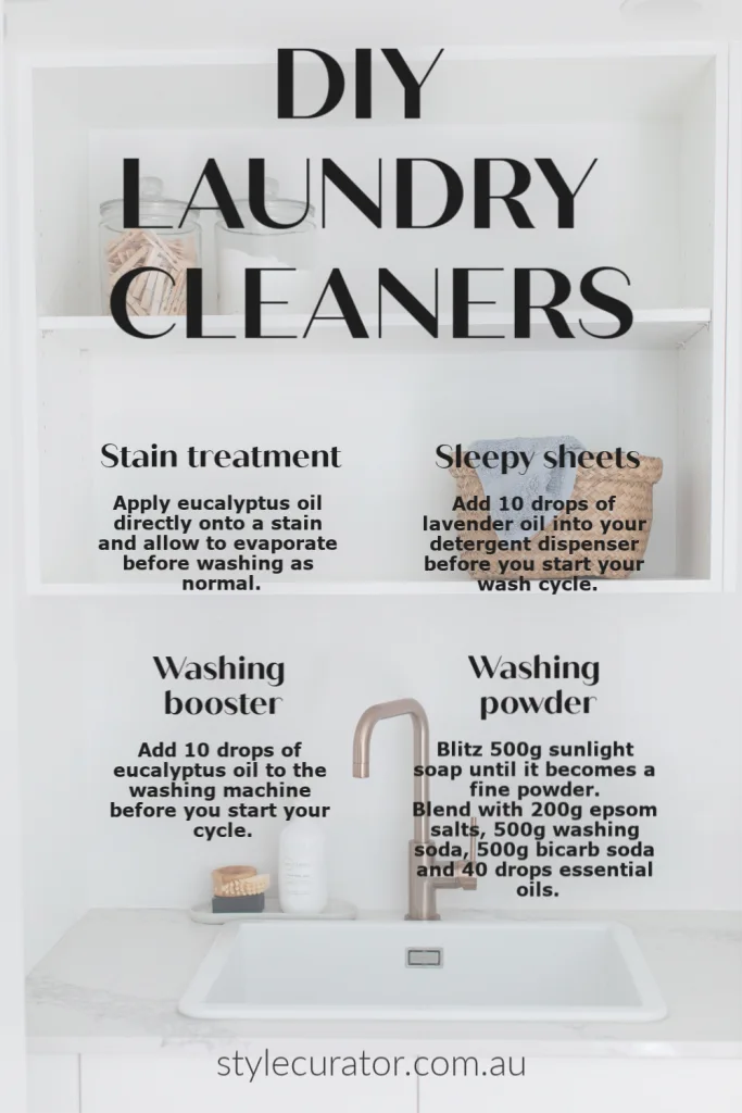 DIY laundry cleaning products(