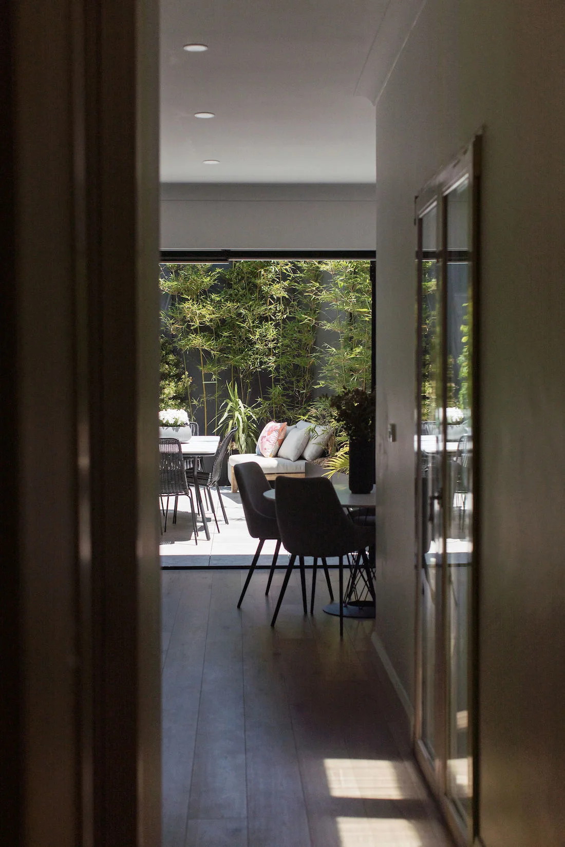 Erskineville courtyard_view from hallway to outside