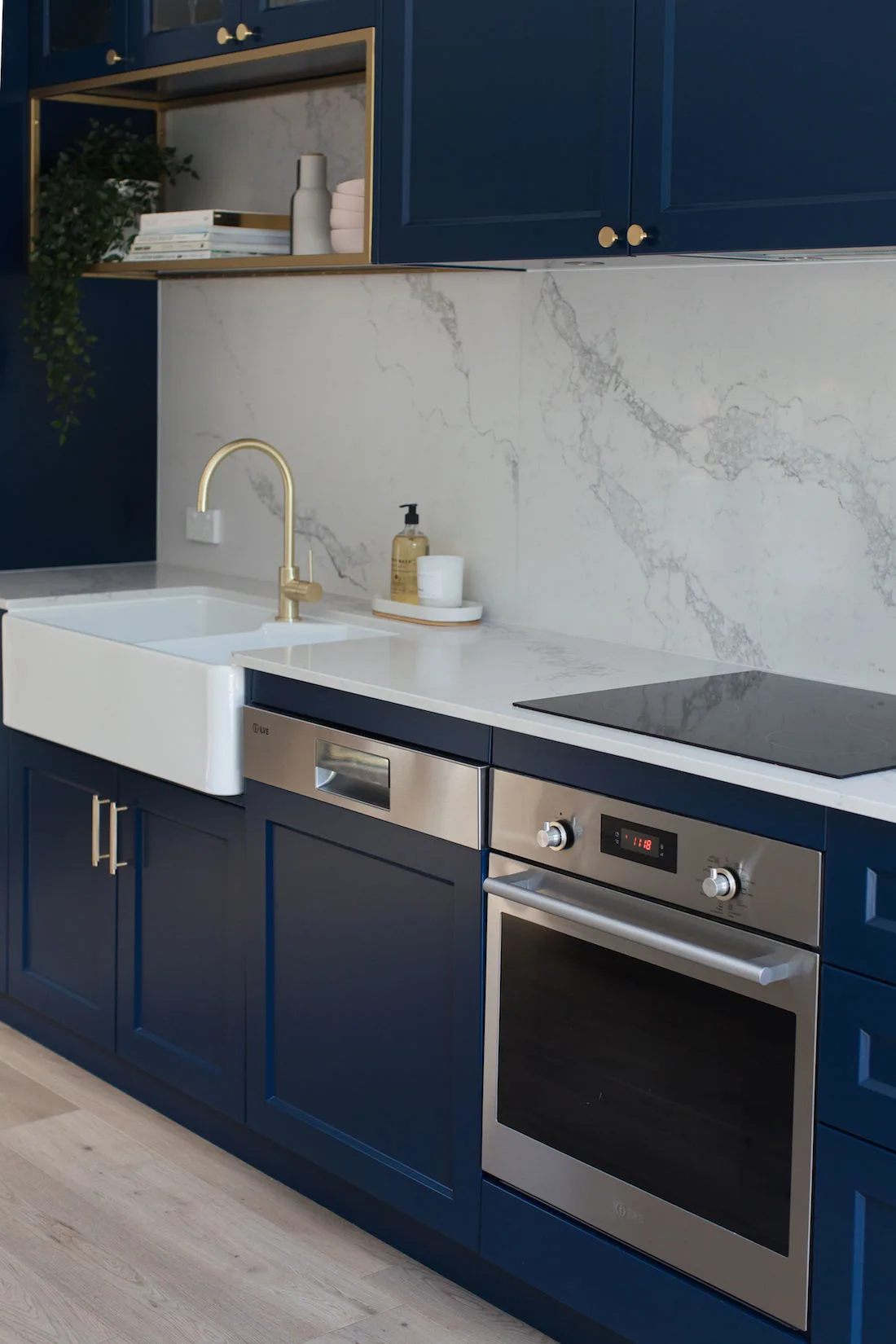 Erskineville kitchen dining navy blue kitchen