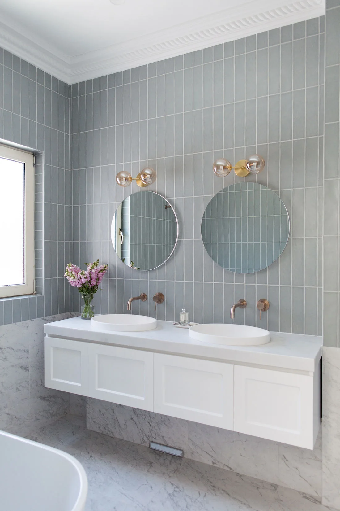 Erskineville main bathroom Victorian bathroom