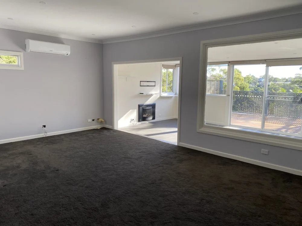 Living room before the renovation