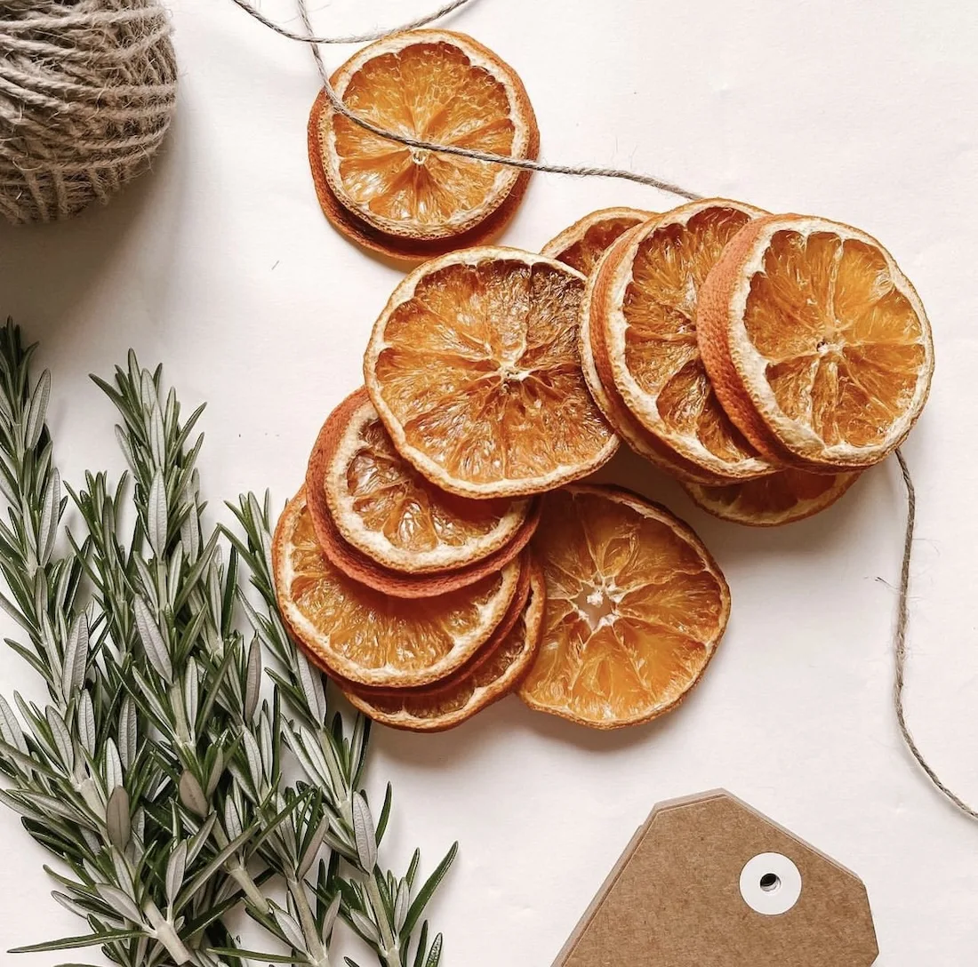 Orange slice garland