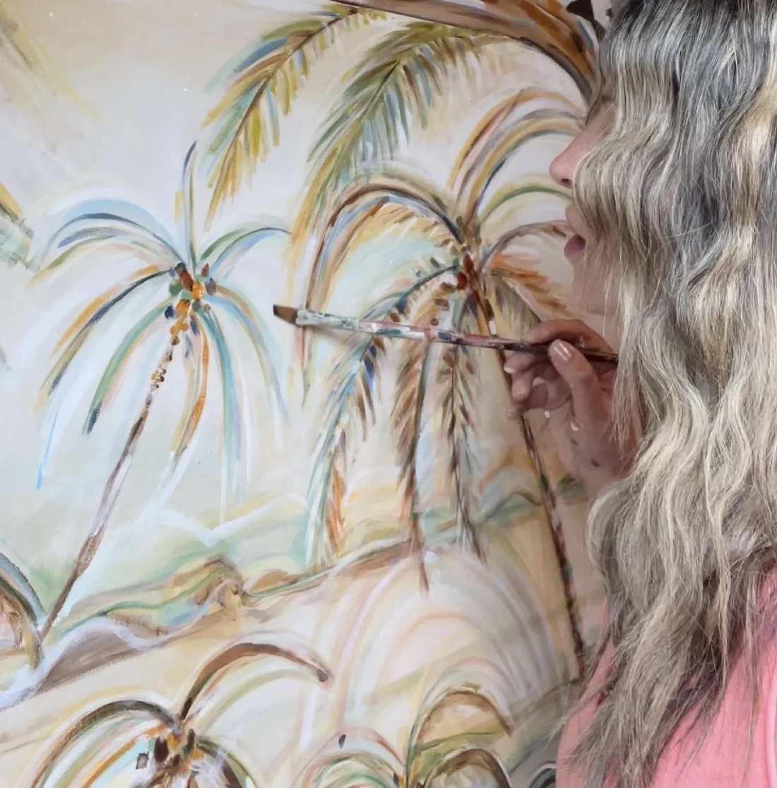 Maree Nic Art palm tree artwork