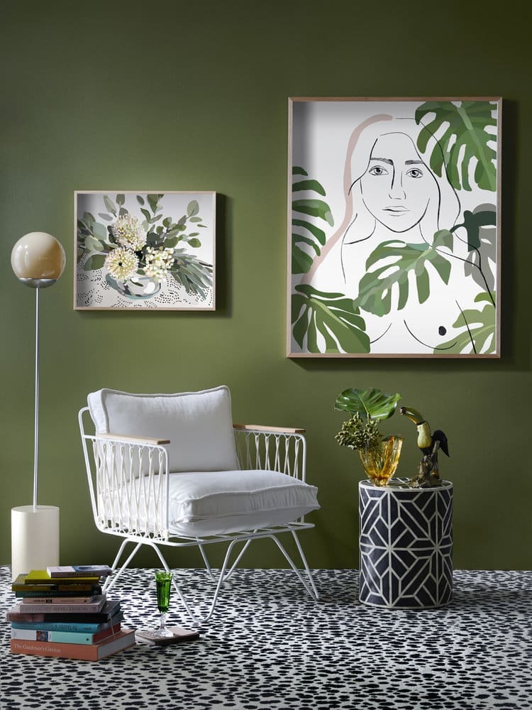 Green wall paint How to select colour for the mood you want to achieve