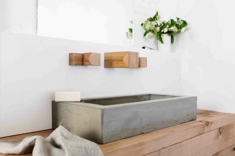 Wood Melbourne concrete bathware