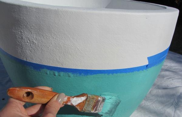 DIY painted pots