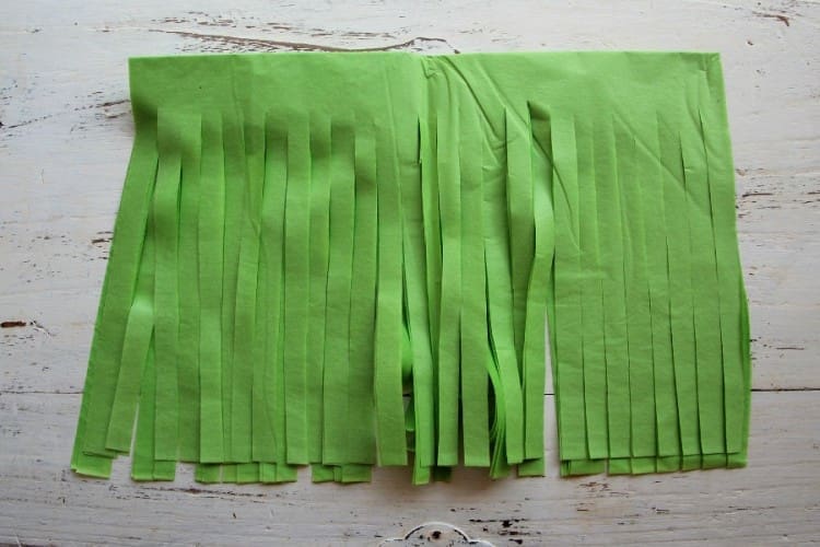 Your tissue paper should look like this