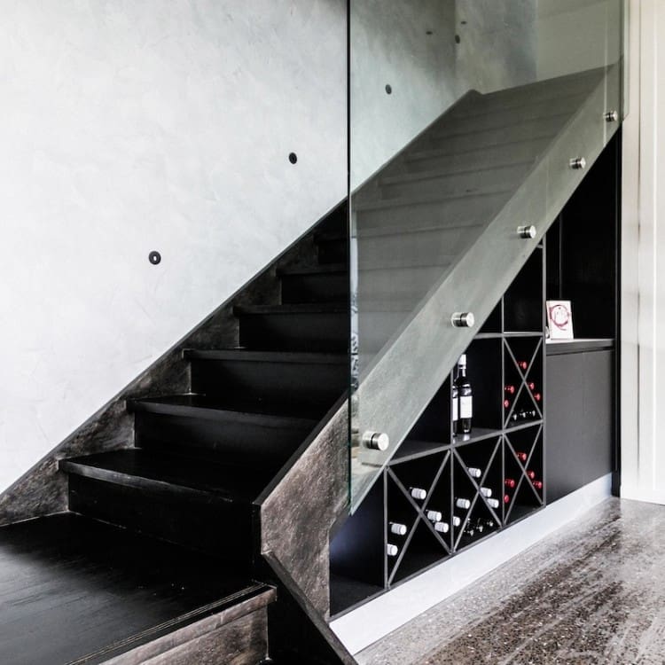 Max and Karstan's black staircase