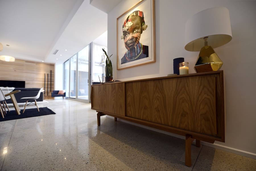 60s sideboard in Simon and Shannon dining room